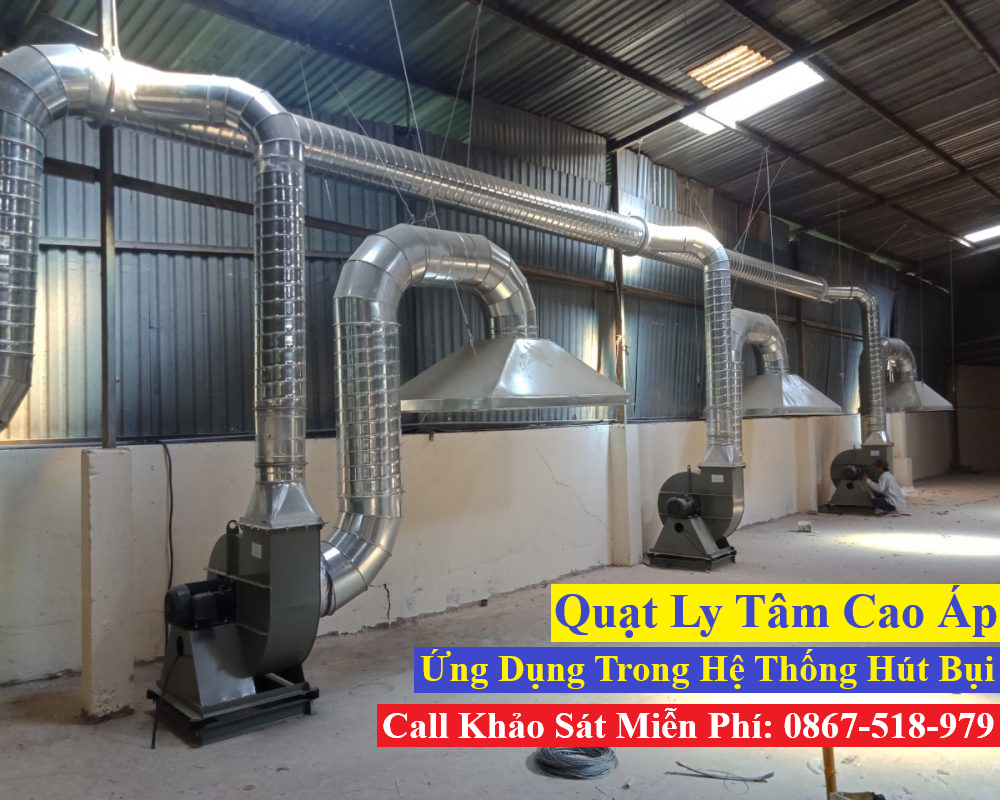 hệ thống hút bụi cao áp 40HP